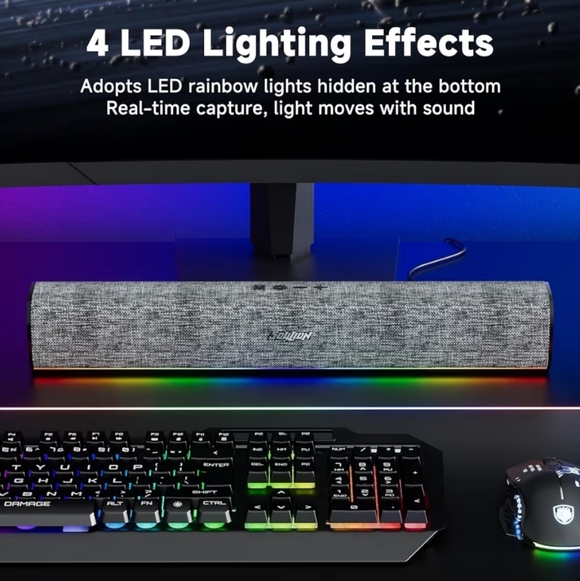 Computer Speaker Bar USB Bluetooth New - Picture 5 of 6